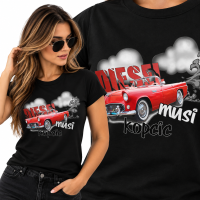 KOSZULKA ŚMIESZNA  DAMSKA DIESEL